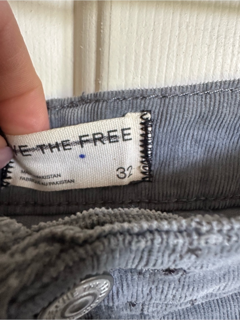 NWT We The Free Libre Wide Leg Cord Jeans- Size 32 - Picture 8 of 12